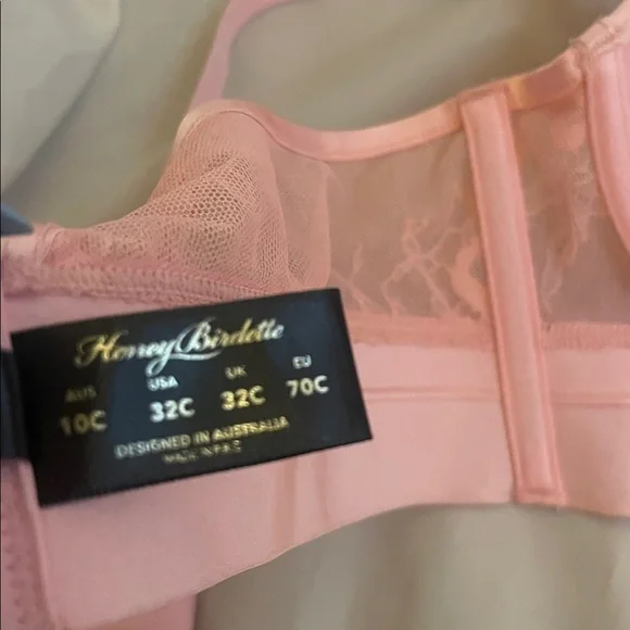 Honey Birdette Belinda full set in Candy Pink